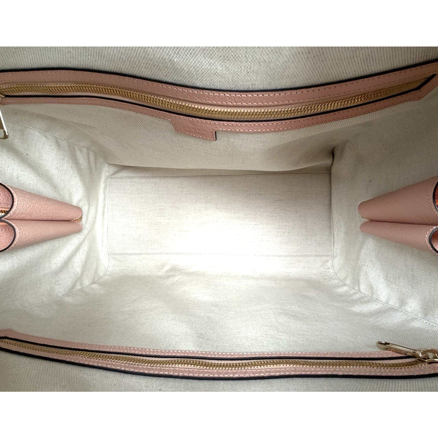 Gucci Ophidia Medium Duffle Bag in Dusty Pink GG Supreme Canvas and Leather S