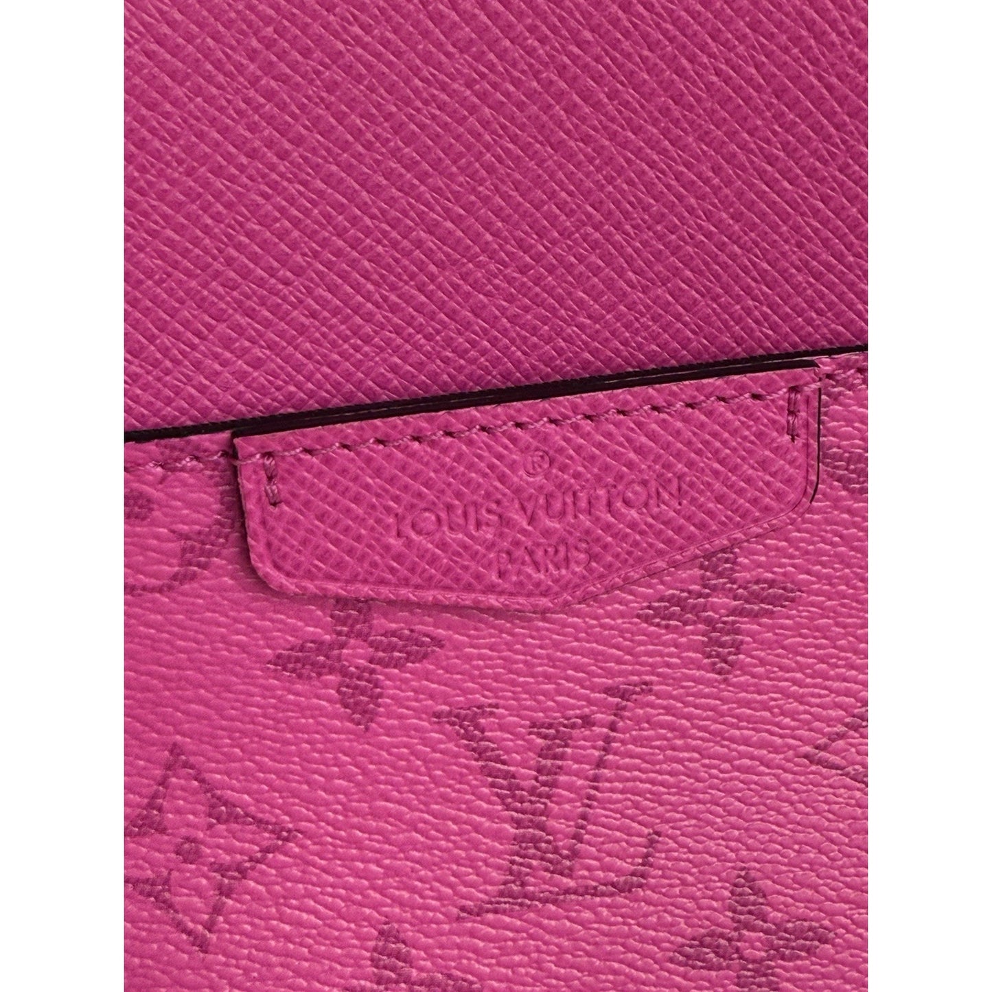 LOUIS VUITTON Outdoor Sling Shoulder Bag Taigarama Pink Men's