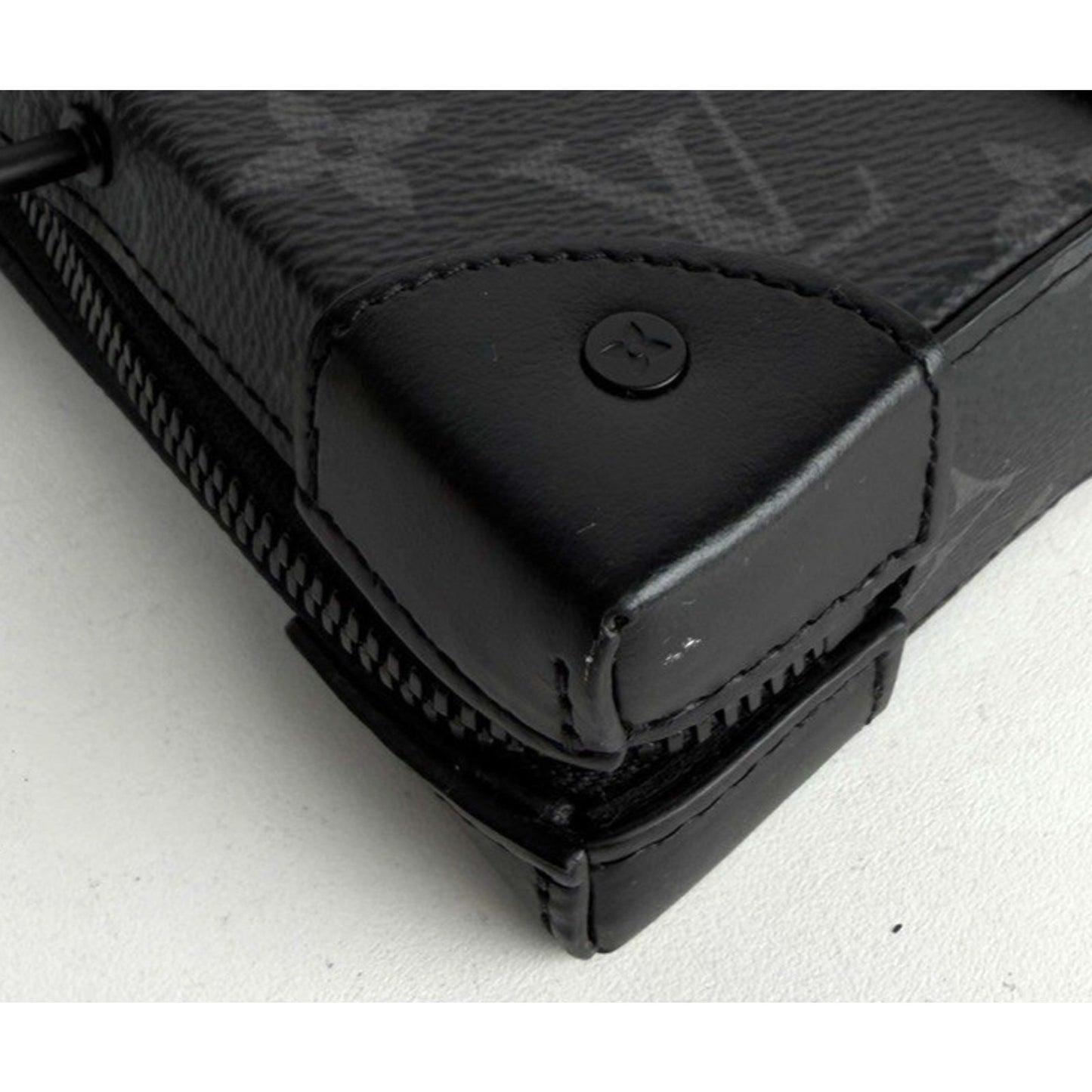 Louis Vuitton Monogram Eclipse Soft Trunk Wallet Bag in Coated Canvas NFC S11