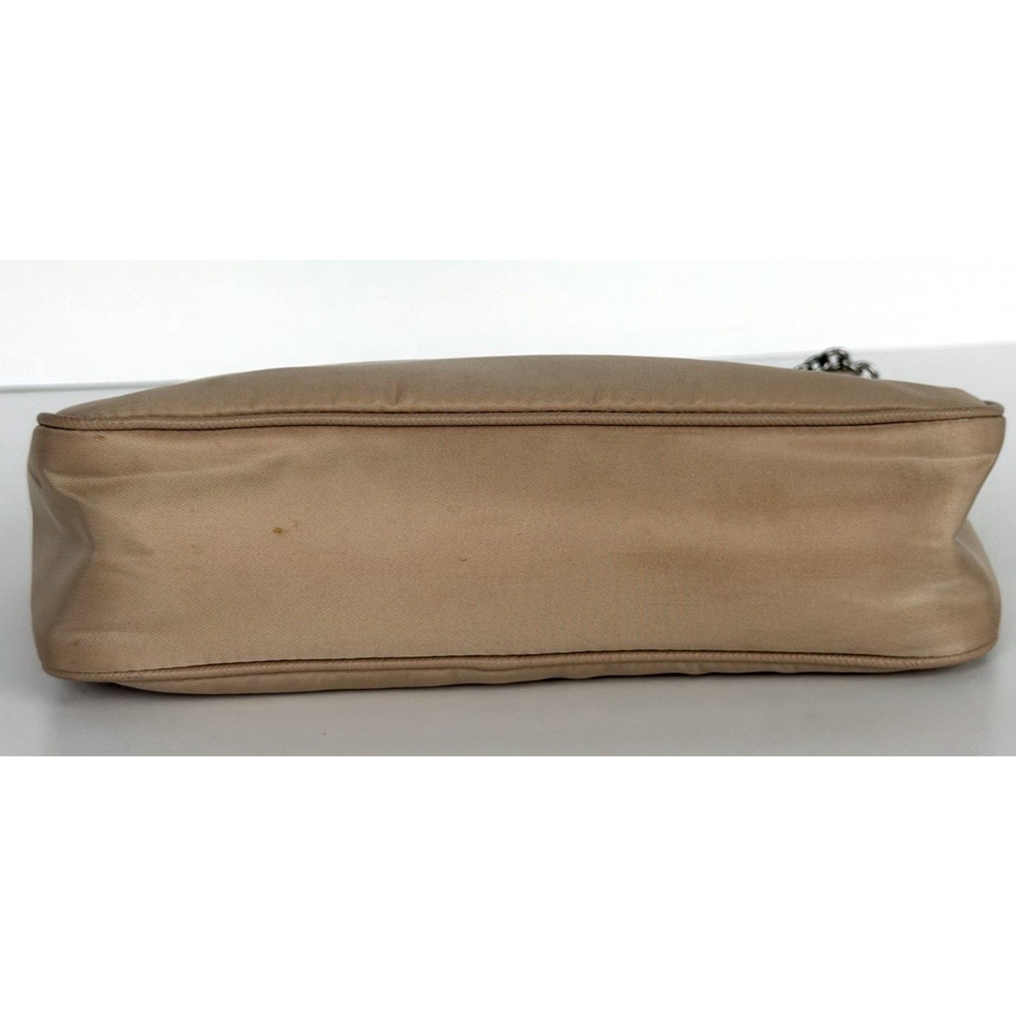 Prada Tessuto Nylon Re-edition 2005 Beige Crossbody Bag S04