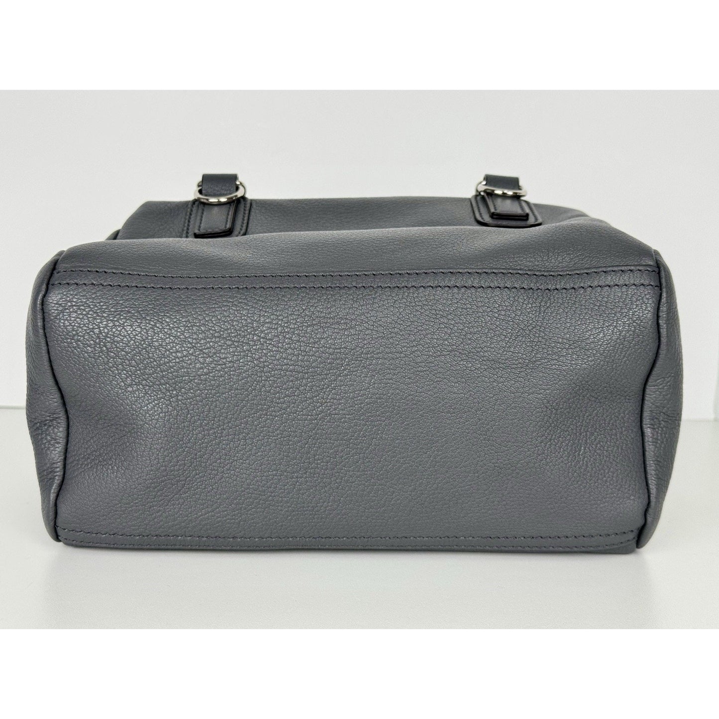 Givenchy Medium Pandora Shoulder Bag in Gray Grained Leather B-1