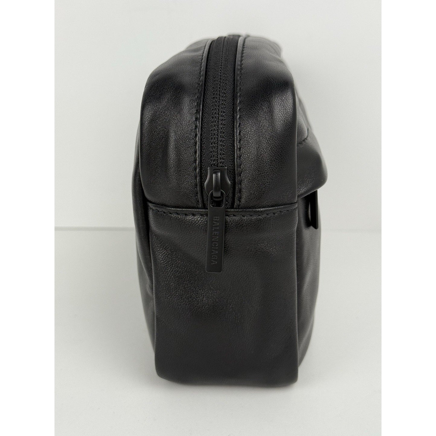 Balenciaga + Under Armour Clutch Black Leather Men's Bag