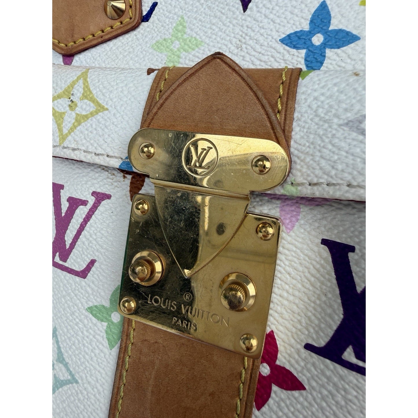 Louis Vuitton x Takashi Murakami Speedy Bag 30 in Monogram Multicolore 2004 S-08