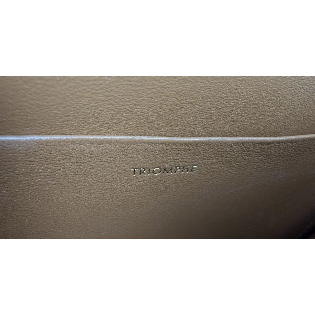 Celine Classique Triomphe Shoulder Bag Medium in Brown Monogram Coated Canvas C1