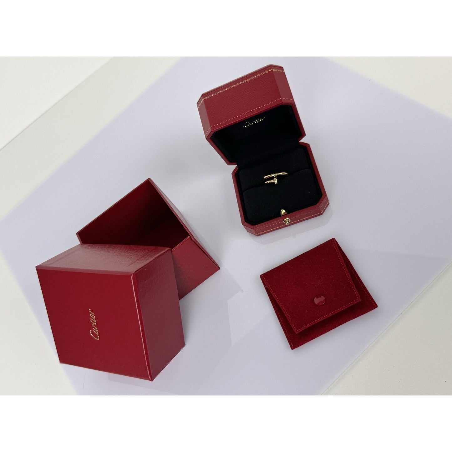 Cartier Juste un Clou Ring in 18K Yellow Gold, Size 4.5 (Fits Like Size 7)