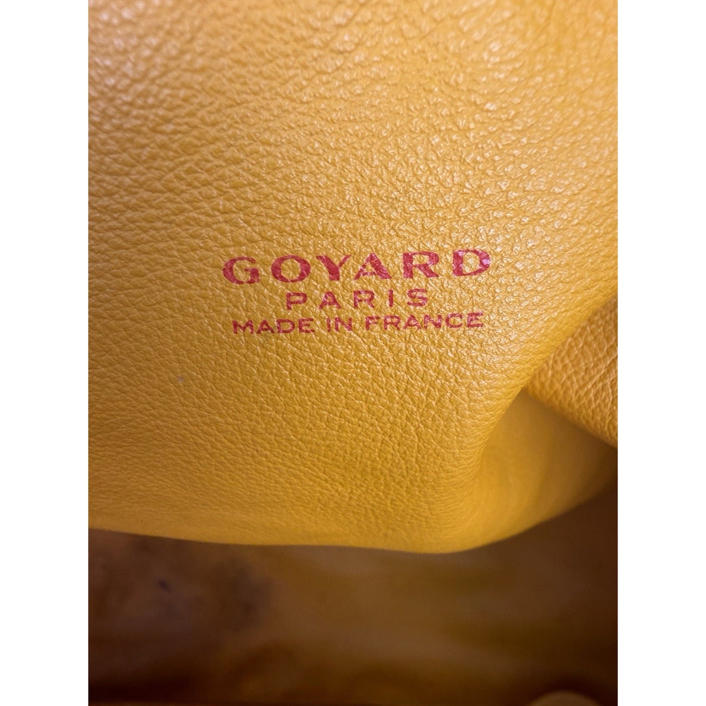 Goyard Saint Louis PM Tote Bag in Sunflower Yellow Goyardine Coated Canvas S
