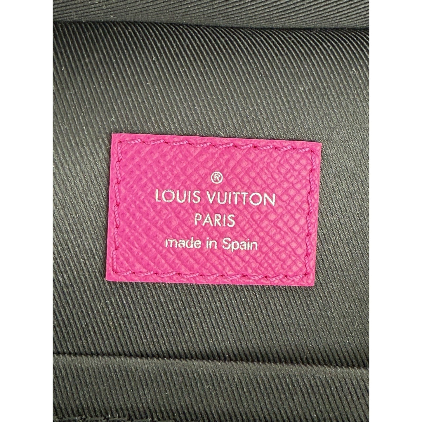 LOUIS VUITTON Outdoor Sling Shoulder Bag Taigarama Pink Men's
