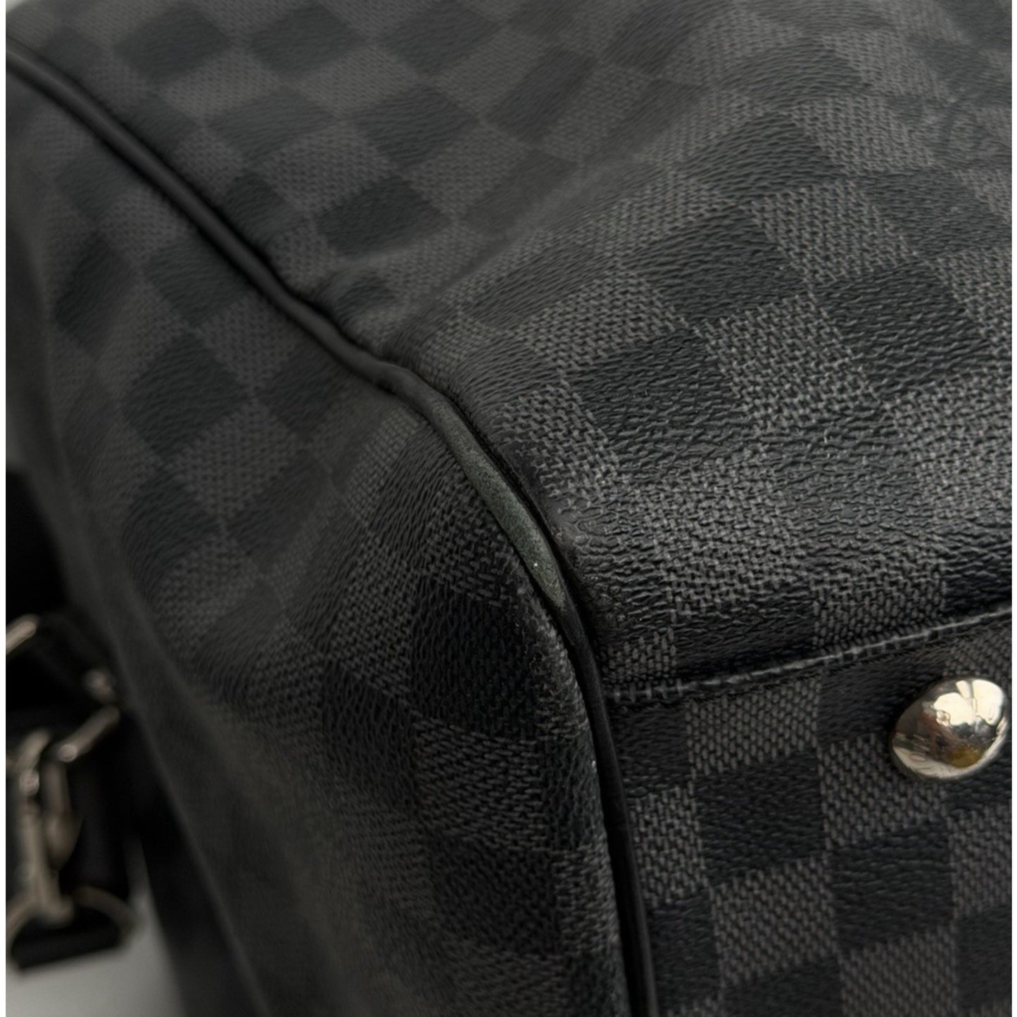 Louis Vuitton Damier Roadster Duffle Bag 50 in Graphite Coated Canvas 2008 S