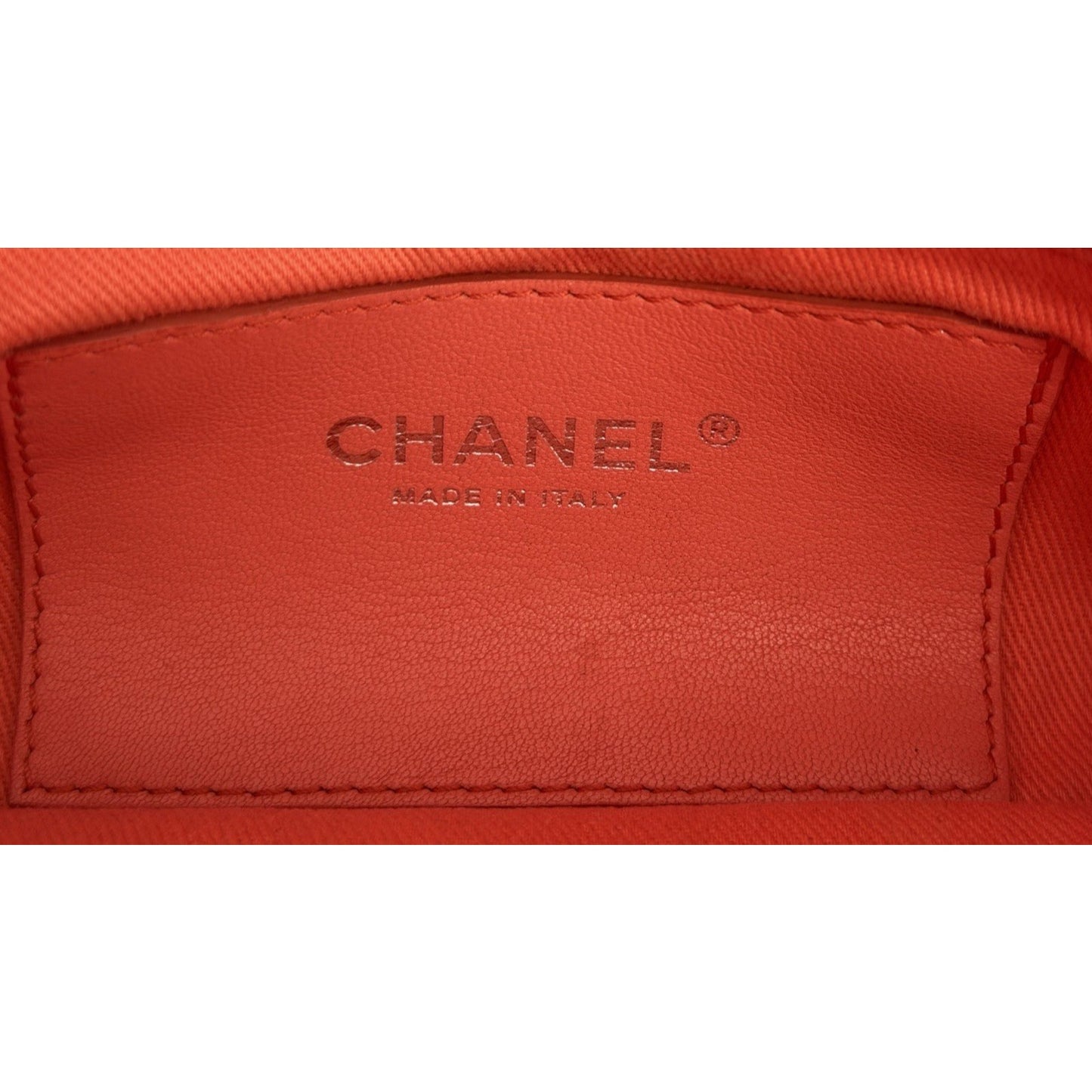 Chanel Medium Just Mademoiselle Bowling Bag in Red Caviar Leather F1