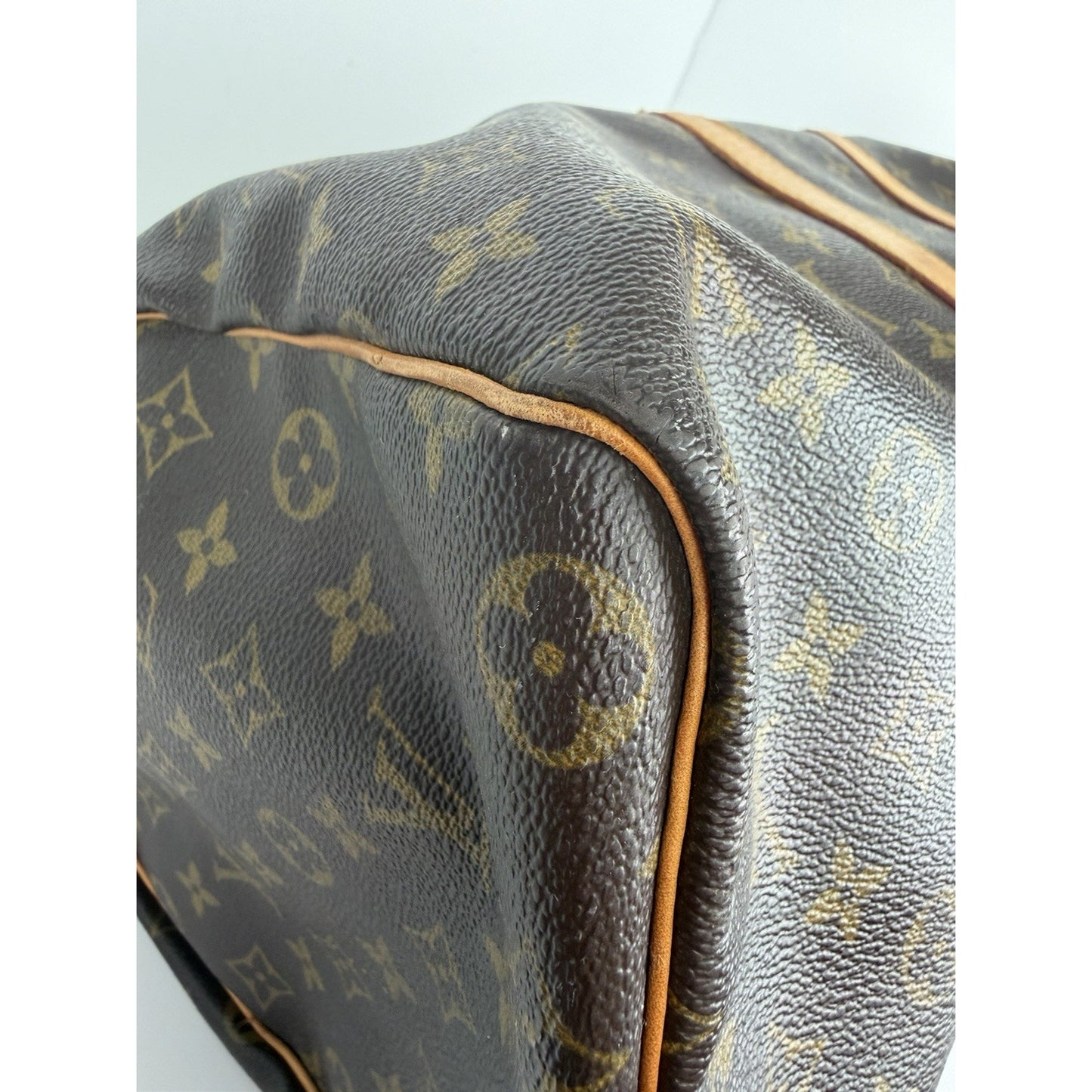 Louis Vuitton Monogram Keepall Duffle Bag 45 Vintage in Brown LV Monogram 1996 S