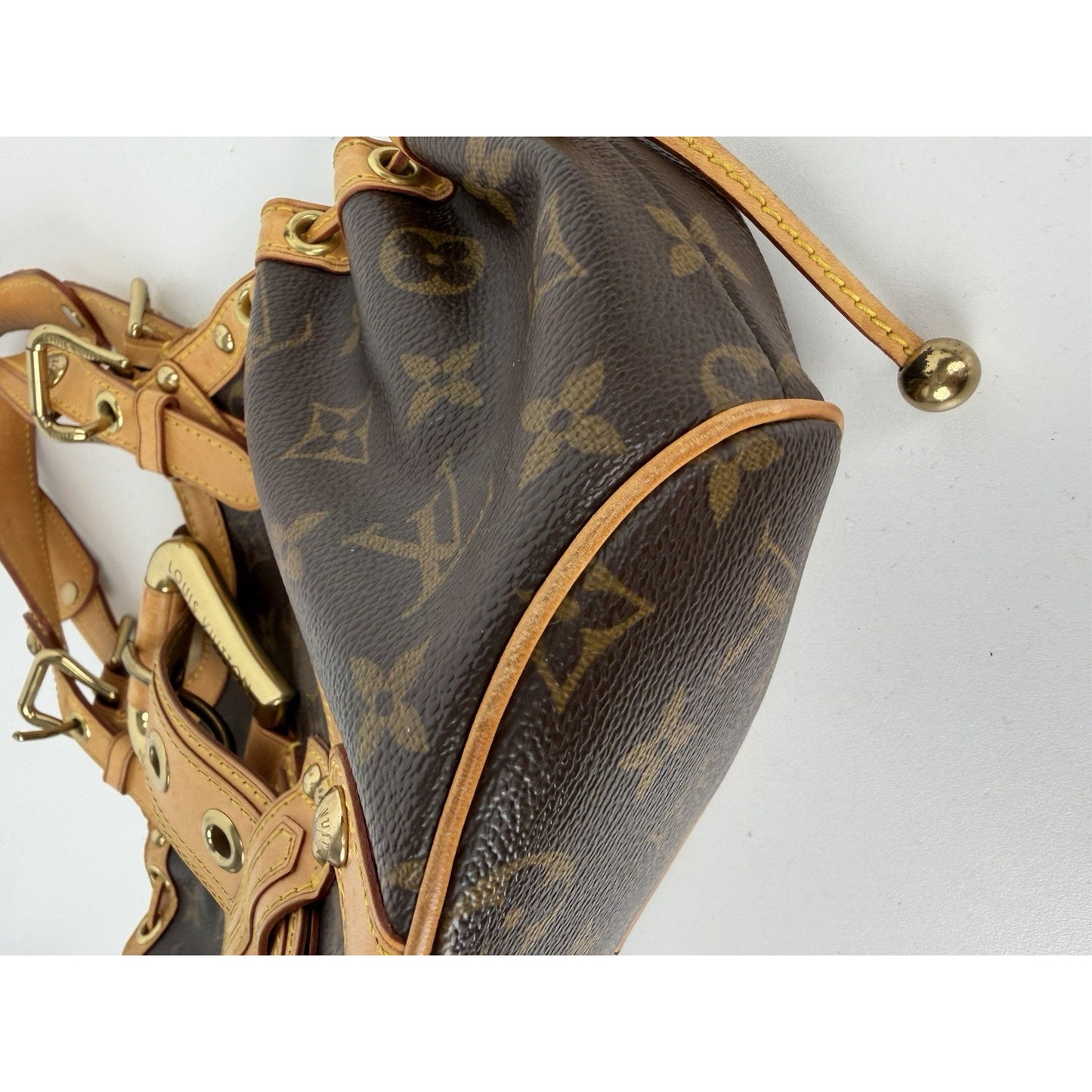 Louis Vuitton LV Monogram Theda GM Vintage Satchel Bag (2004)