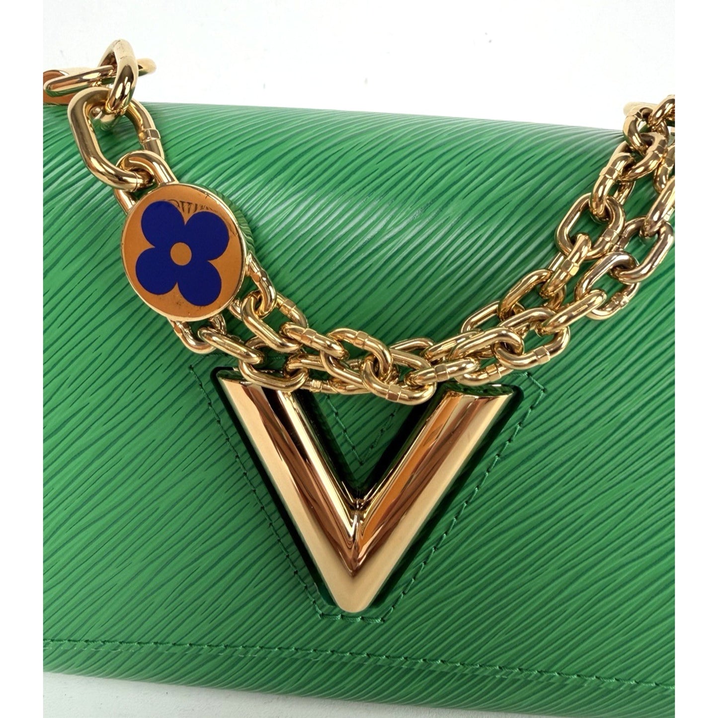 Louis Vuitton Twist PM Bag in Green Epi Leather NFC B-5