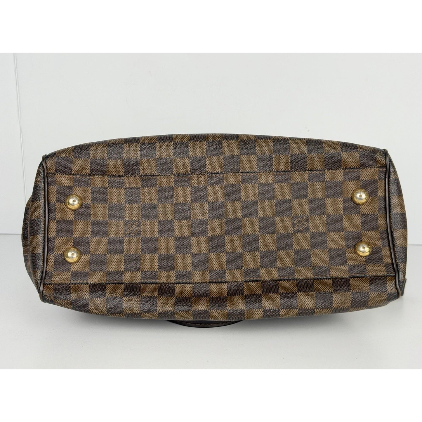 Louis Vuitton Trevi PM Handbag in Damier Ebene Coated Canvas 2014 S12