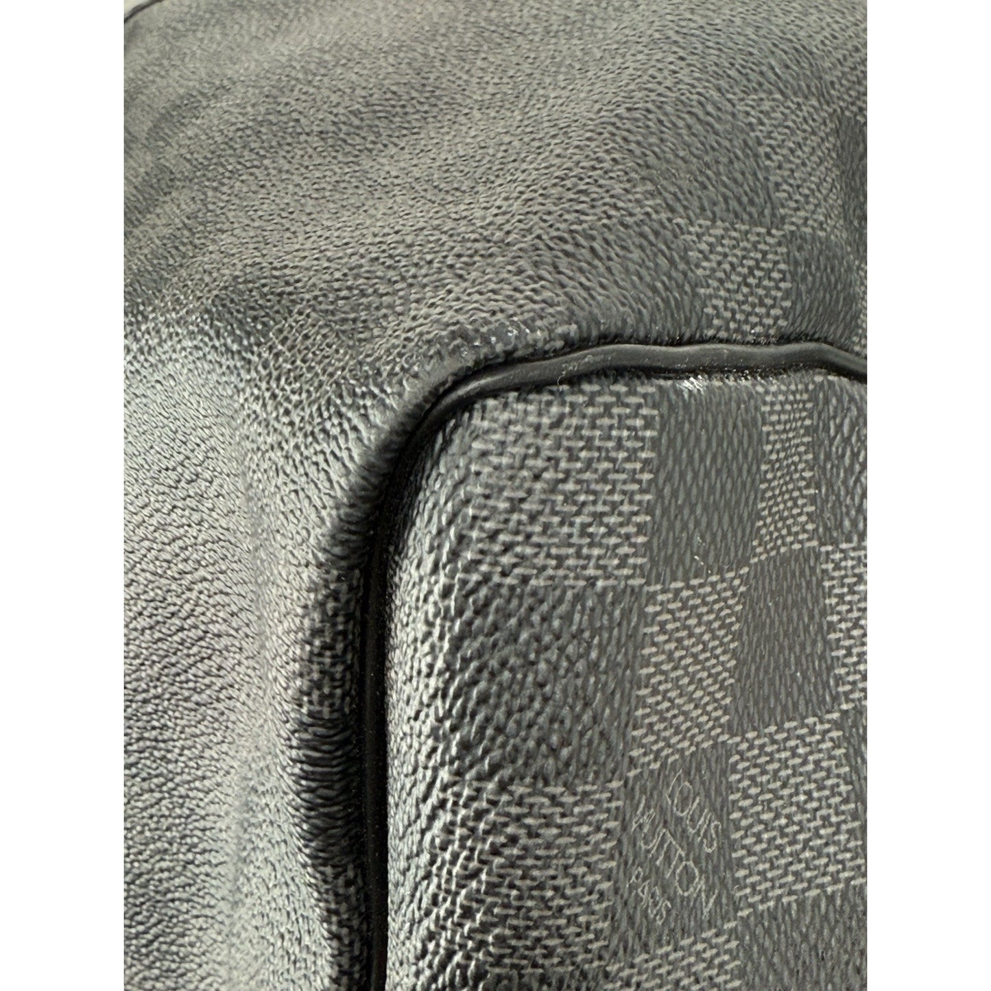 Louis Vuitton Keepall Bandouliere 55 Damier Graphite Duffle Bag