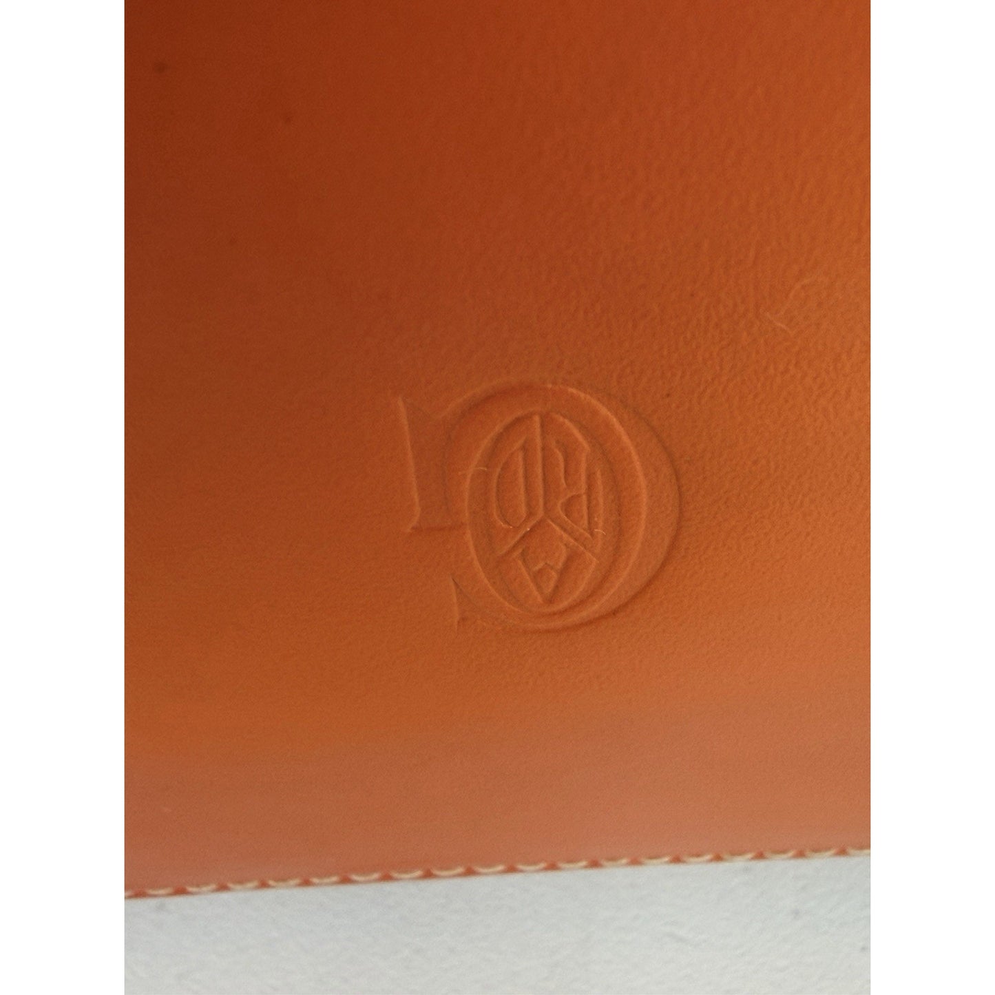 Goyard Goyardine Structure Mini Saigon Handbag Orange Coated Canvas&Leather D1