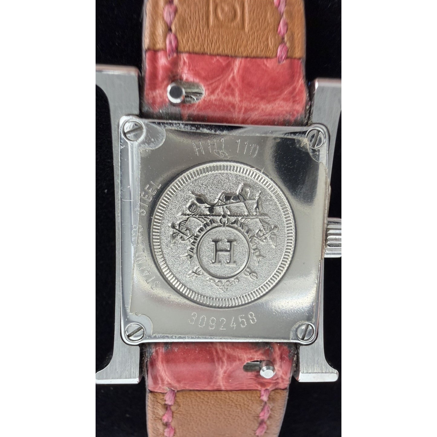 Hermes Ladies Heure H Watch HH1. 110 Stainless Steel
