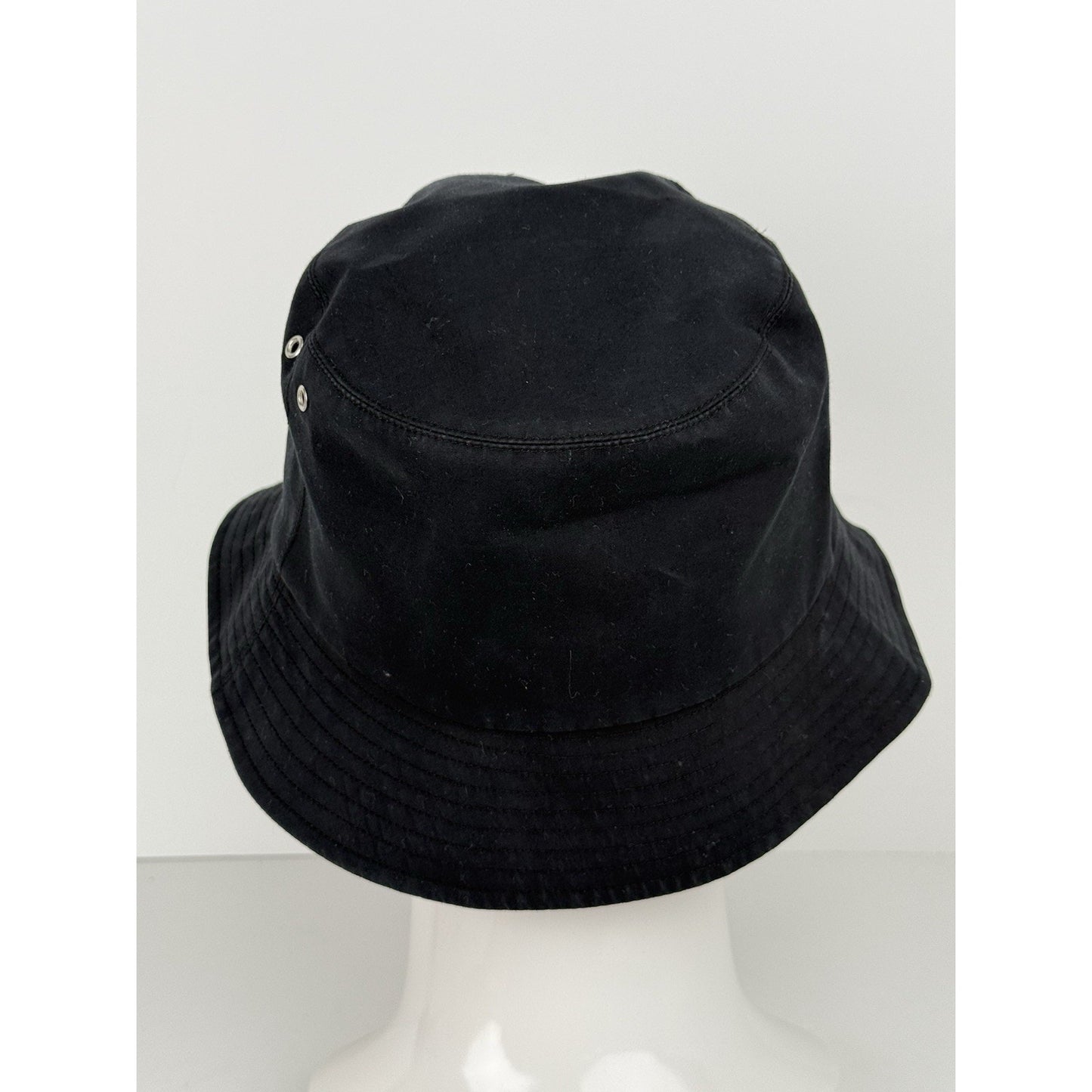 Dior Oblique Reversible Teddy-D Brim Bucket Hat Grey Blue Logo Cap Size 58