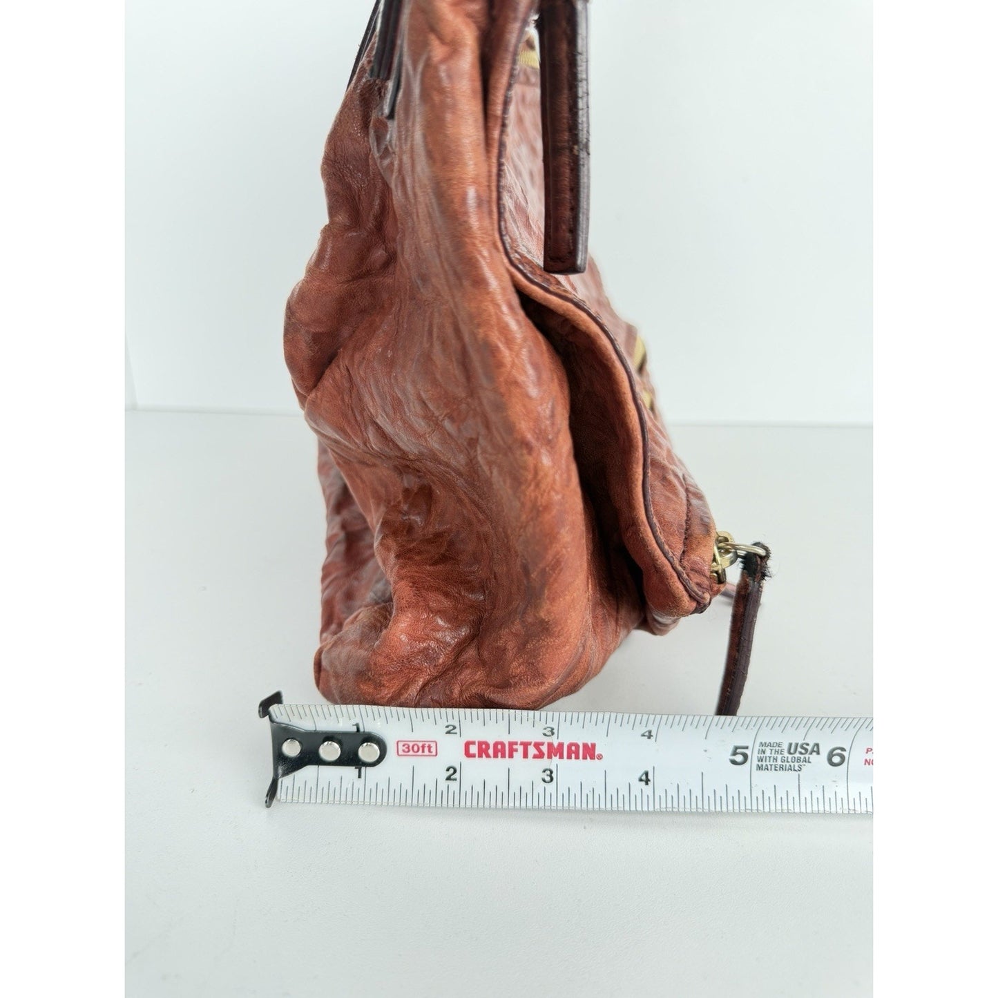 Givenchy Pandora Shoulder Bag Medium in Brick Wrinkled Sheepskin Leather S-08