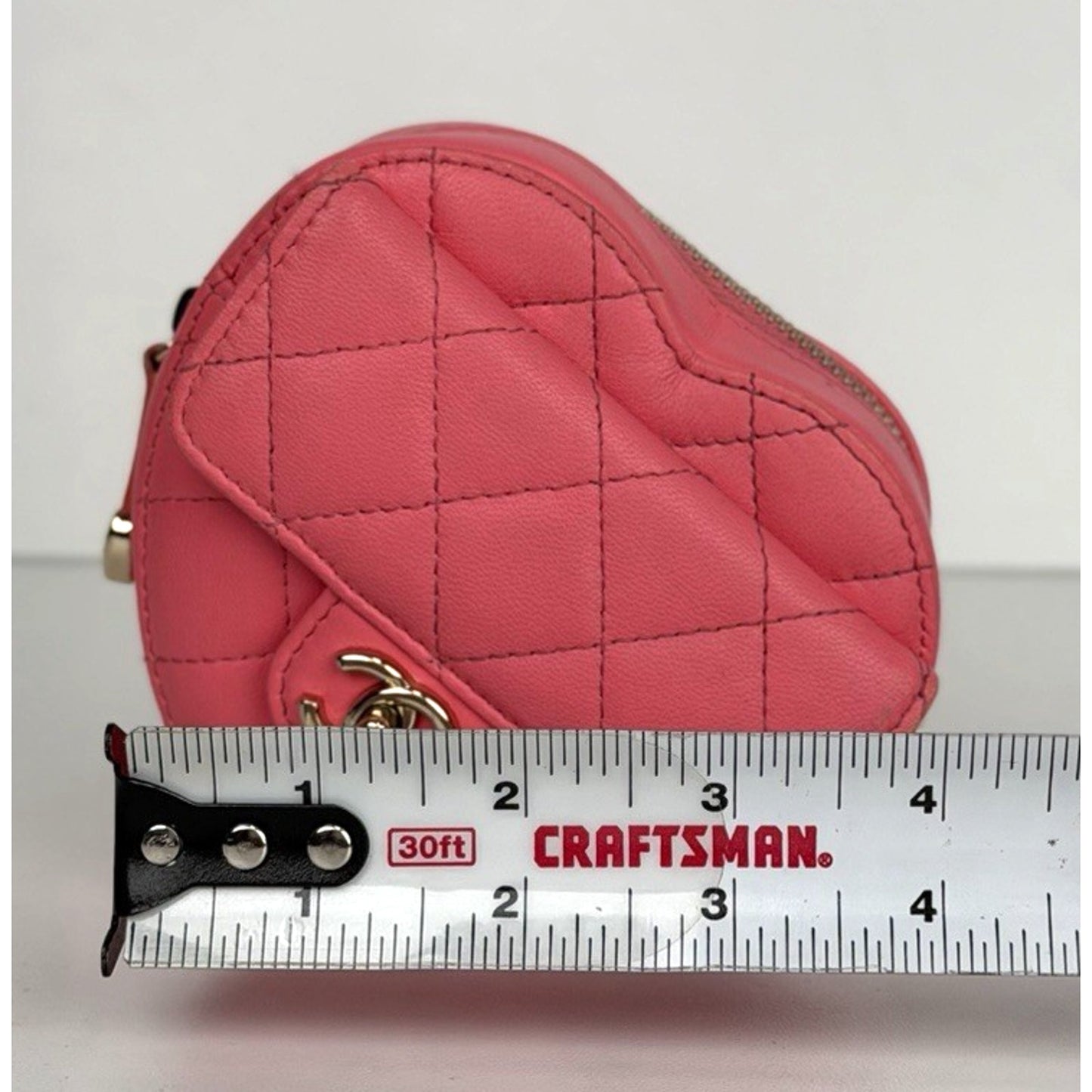 Chanel CC In Love Heart Waist Belt & Shoulder Bag in Pink Quilted Lambskin E-2
