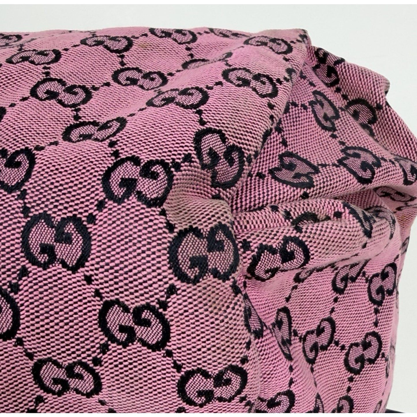 Gucci GG Multicolor Diaper Bag in Pink and Blue Monogram Canvas S