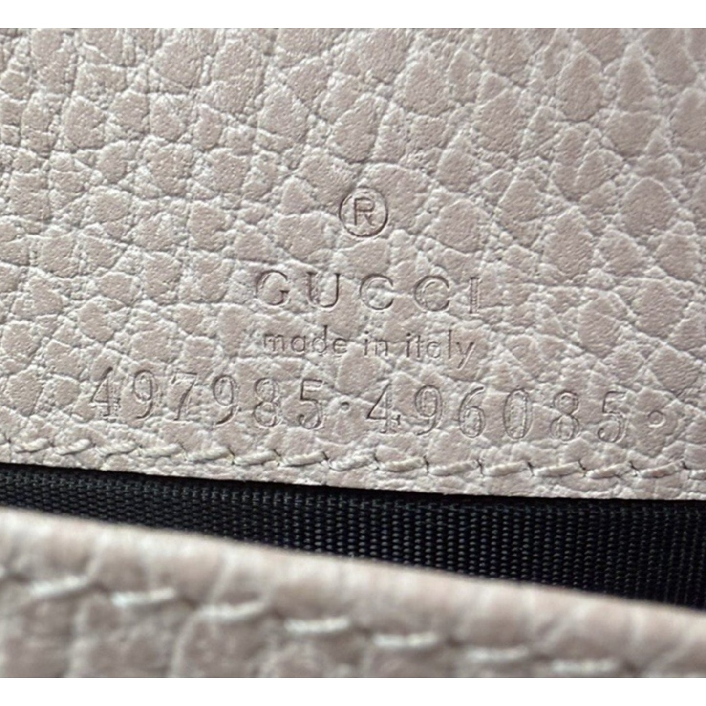 Gucci GG Marmont Leather Wallet on Chain Distinctive Quilted Pink Leather S07