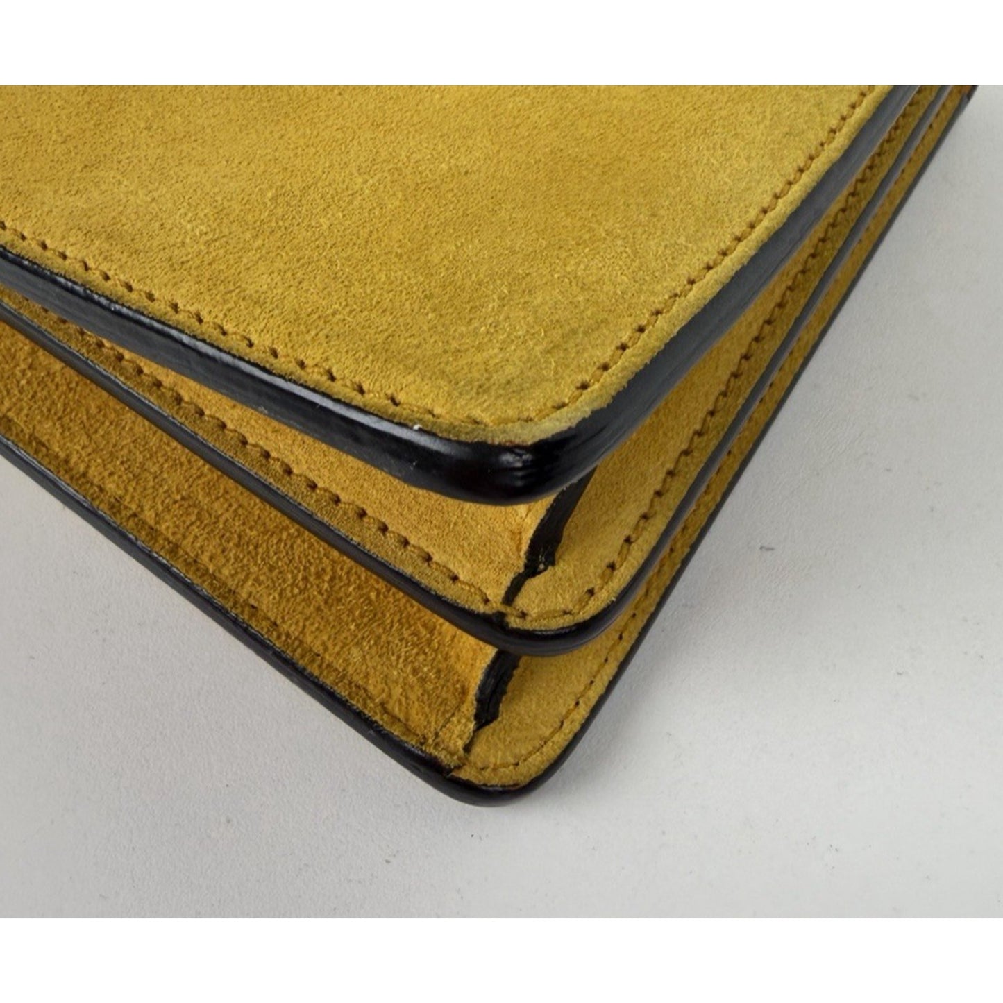 Gucci Small Suede Dionysus Yellow Shoulder Bag S-09
