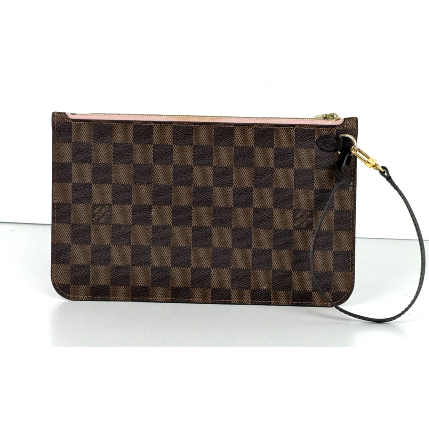Louis Vuitton Neverfull MM Pochette in Damier Ebene Coated Canvas 2020 K2