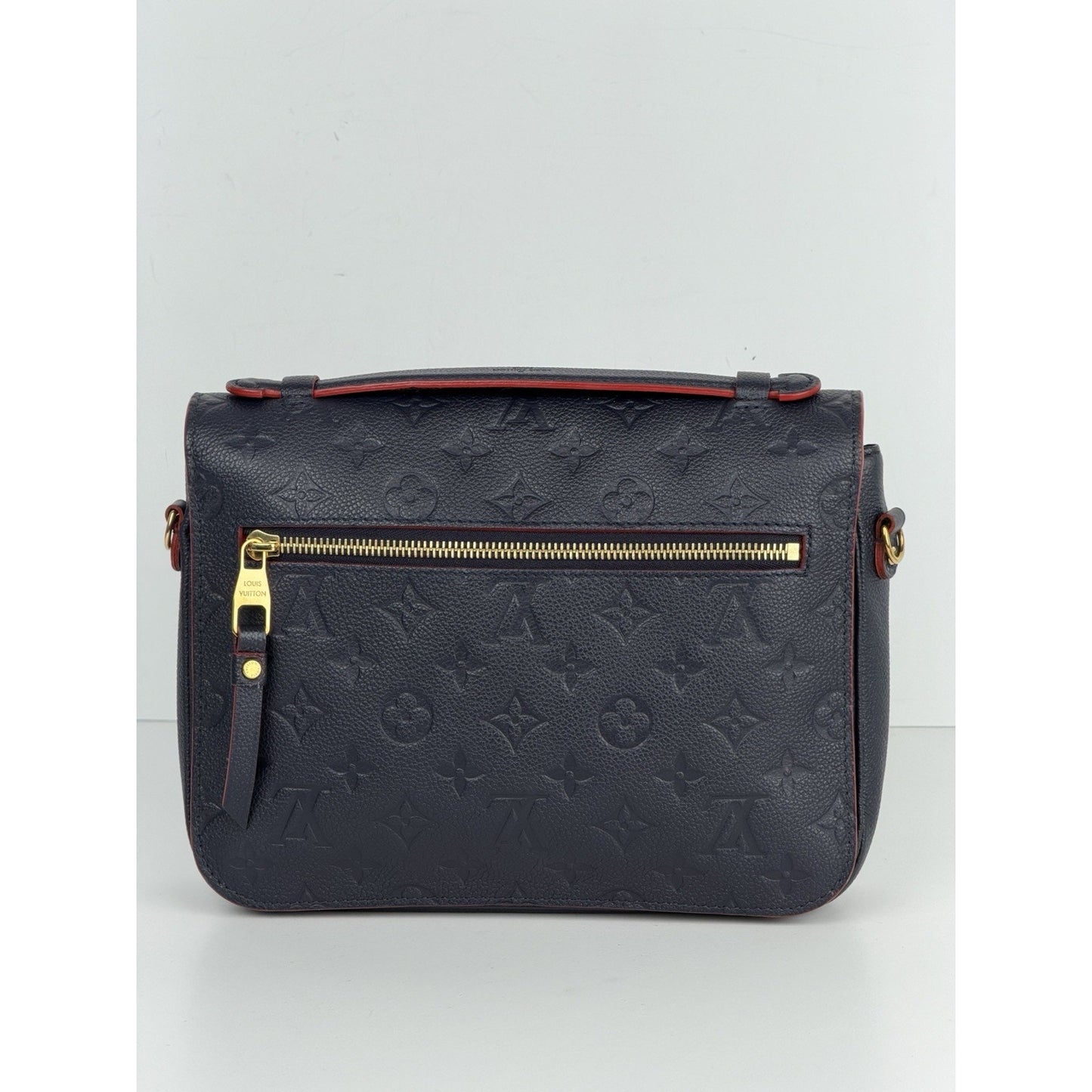 Louis Vuitton Pochette Metis Shoulder Bag Monogram Emprenite Leather Blue NFC F1