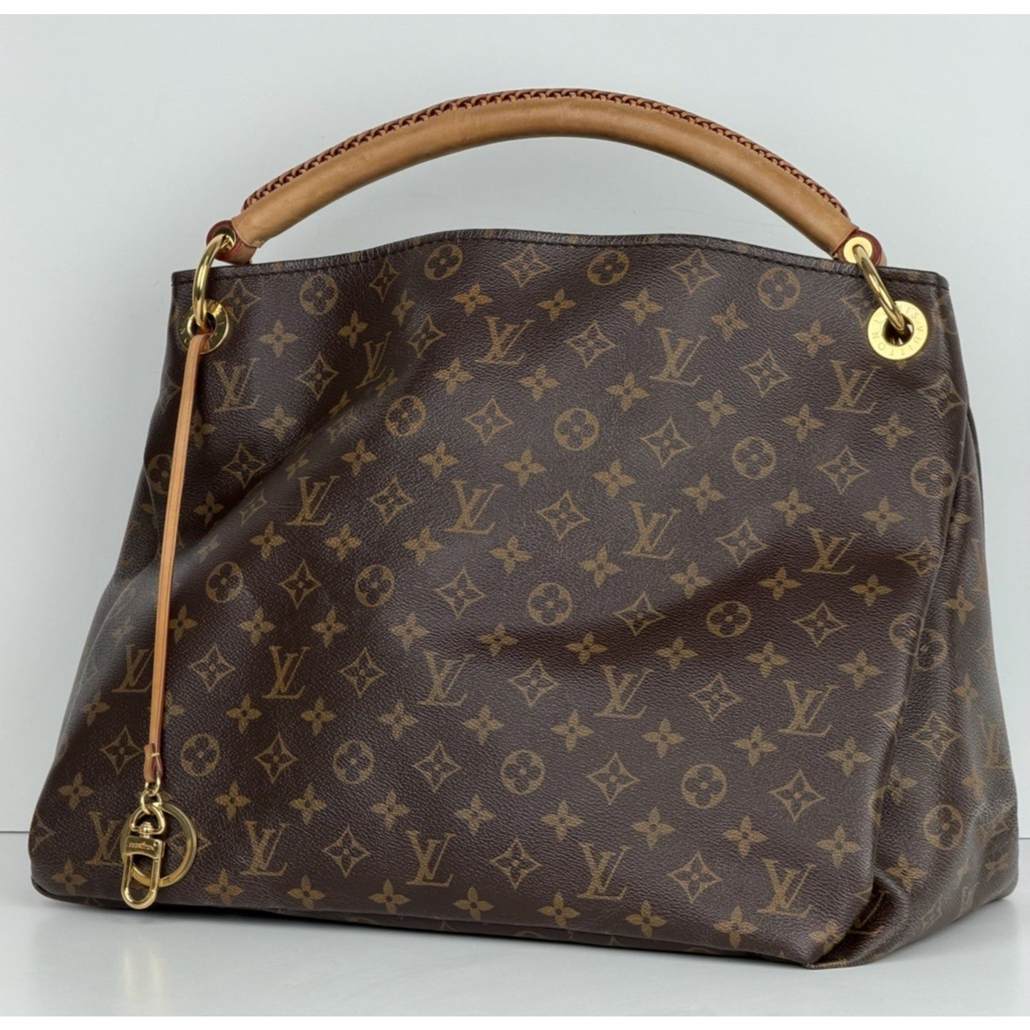 Louis Vuitton Artsy MM Bag in Brown Monogram Coated Canvas 2015 S