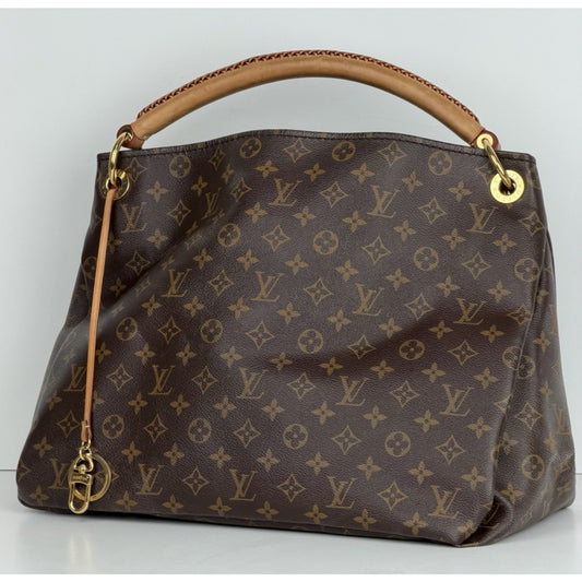 Louis Vuitton Artsy MM Bag in Brown Monogram Coated Canvas 2015 S