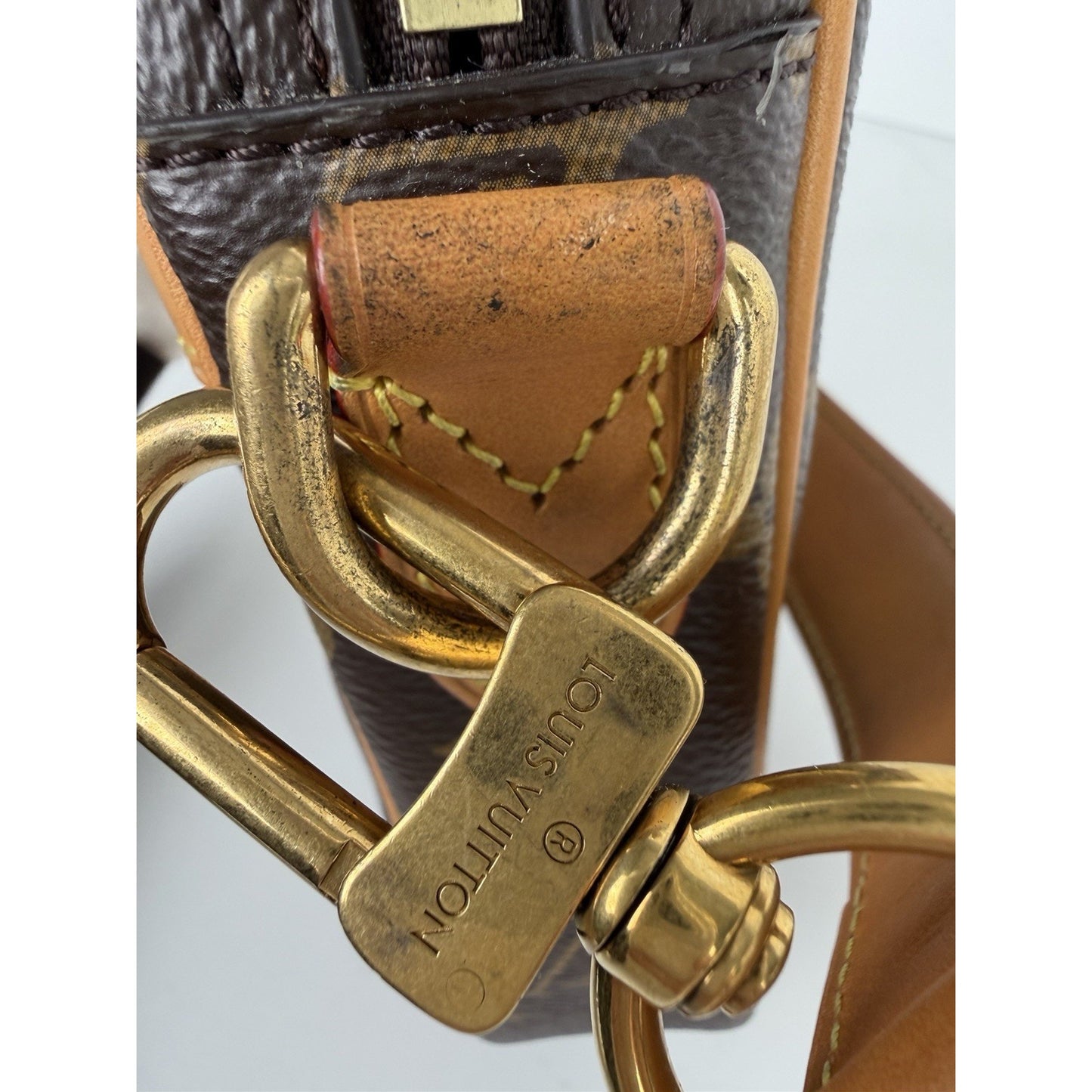 Louis Vuitton Danube PM Shoulder Bag in Monogram Canvas Microchipped C9