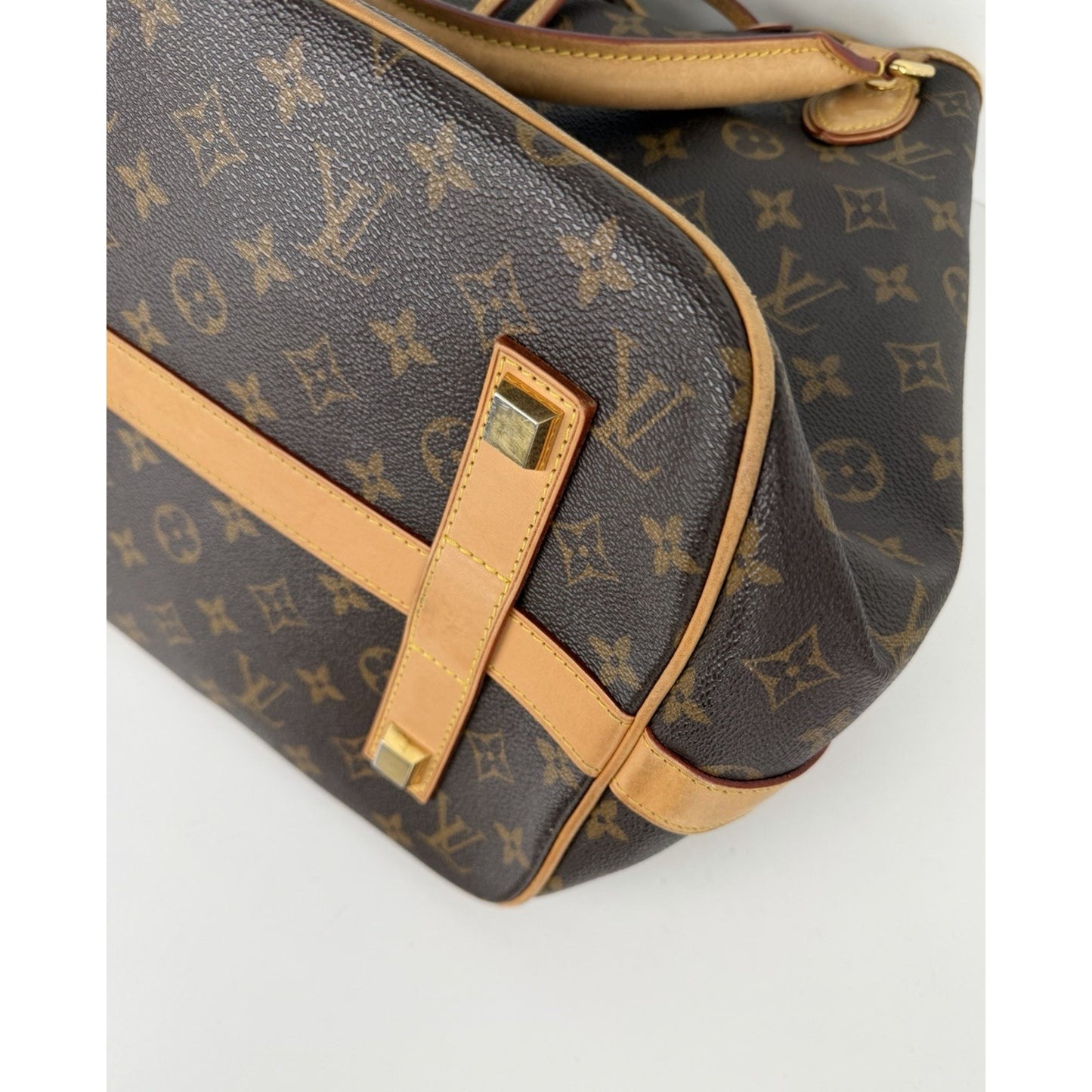 Louis Vuitton Neo MM Bucket Shoulder Bag Brown LV Monogram Coated Canvas 2010 S