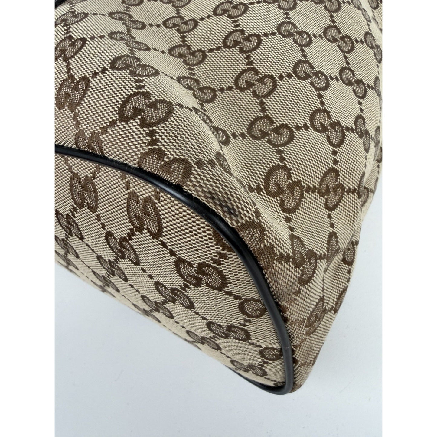 Gucci Joy Tote Bag Large in Brown GG Supreme Monogram Canvas S