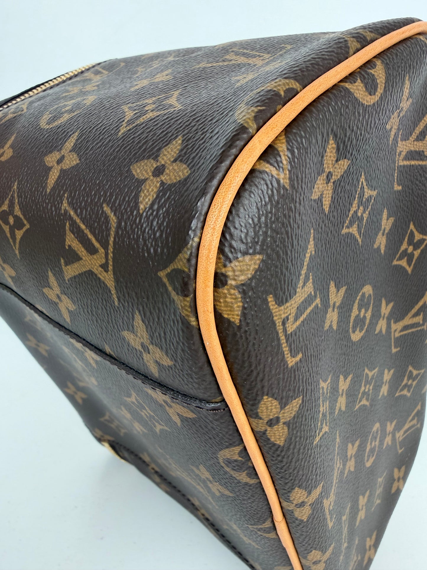 Louis Vuitton Nice BB Vanity Case Bag in Brown LV Monogram Coated Canvas NFC YS-10
