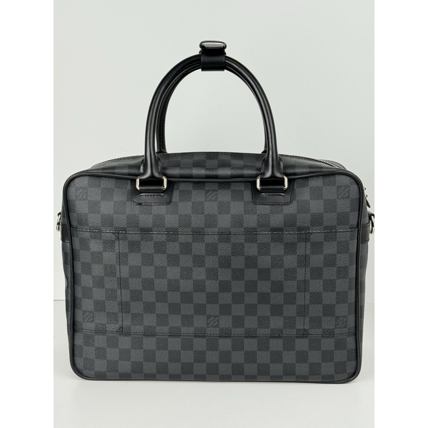 Louis Vuitton Damier Graphite Icart Business Bag Briefcase Handbag Black