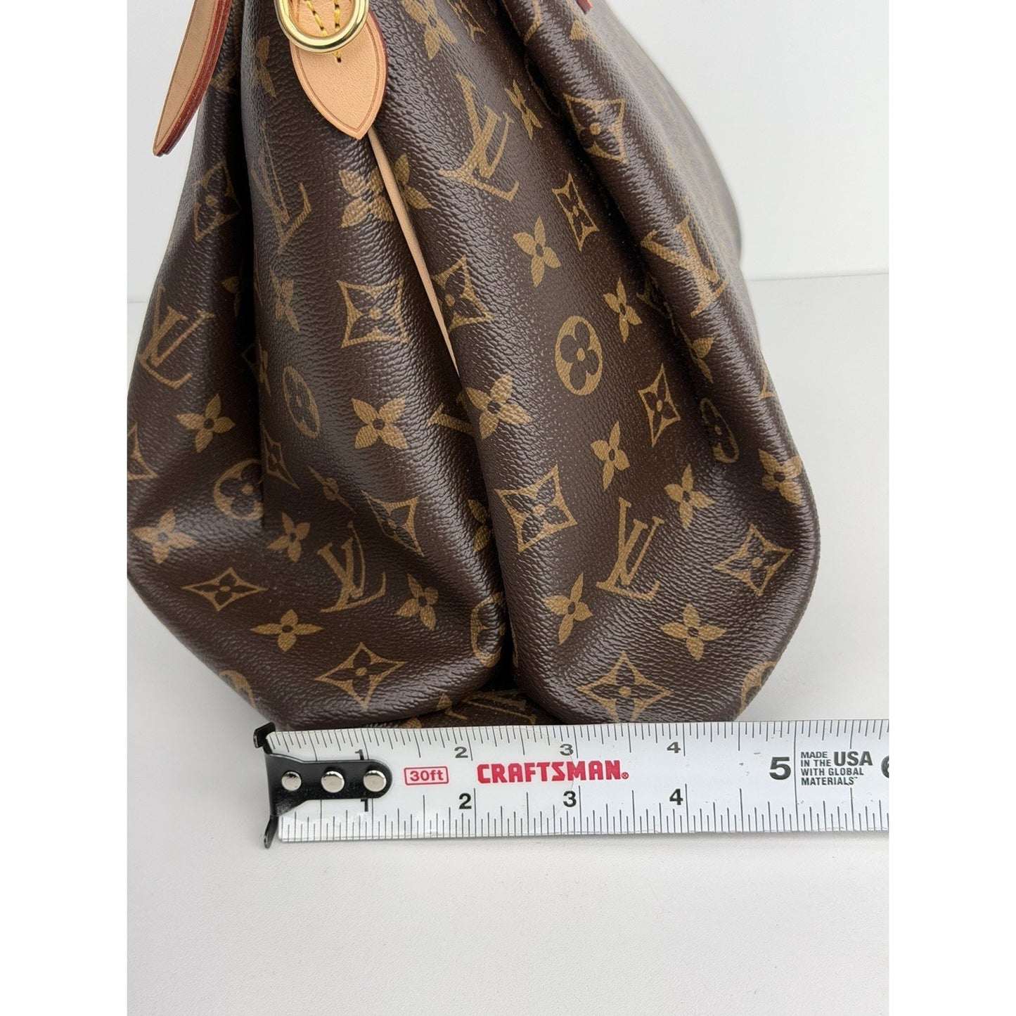 Louis Vuitton Rivoli MM Satchel Bag in Brown Monogram Coated Canvas NFC C5