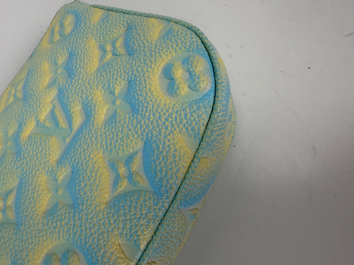 Louis Vuitton Summer Stardust Multi Pochette in Water Green Empreinte Monogram NFC Y
