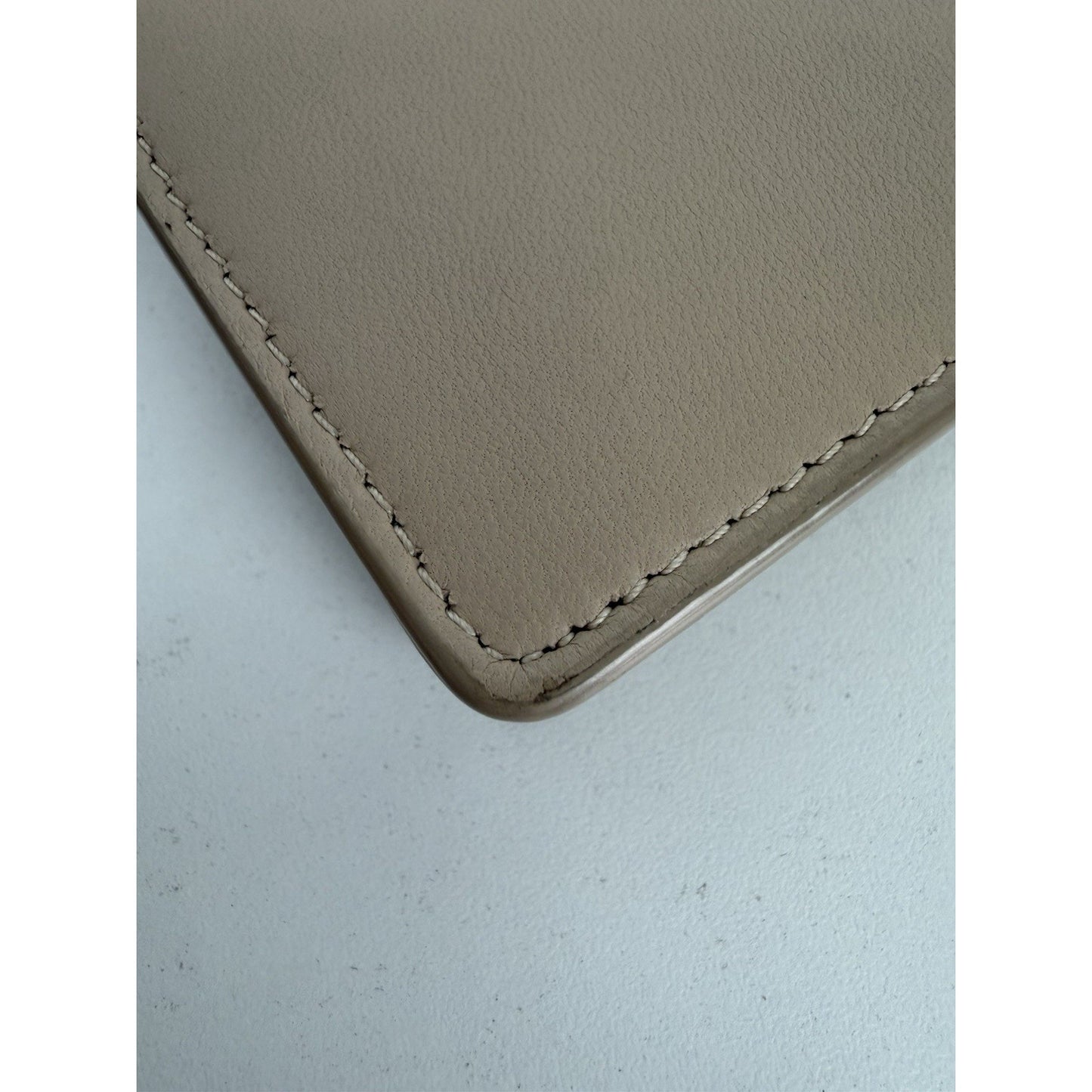 Bottega Veneta Crossbody Wallet On Chain Bag in Beige Intrecciato Leather S-05