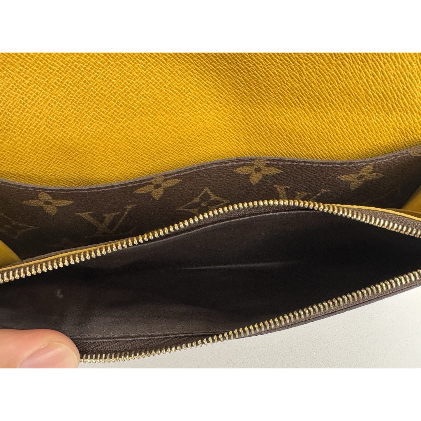 Louis Vuitton Monogram Emilie Wallet – Mimosa with Gold Hardware C-1