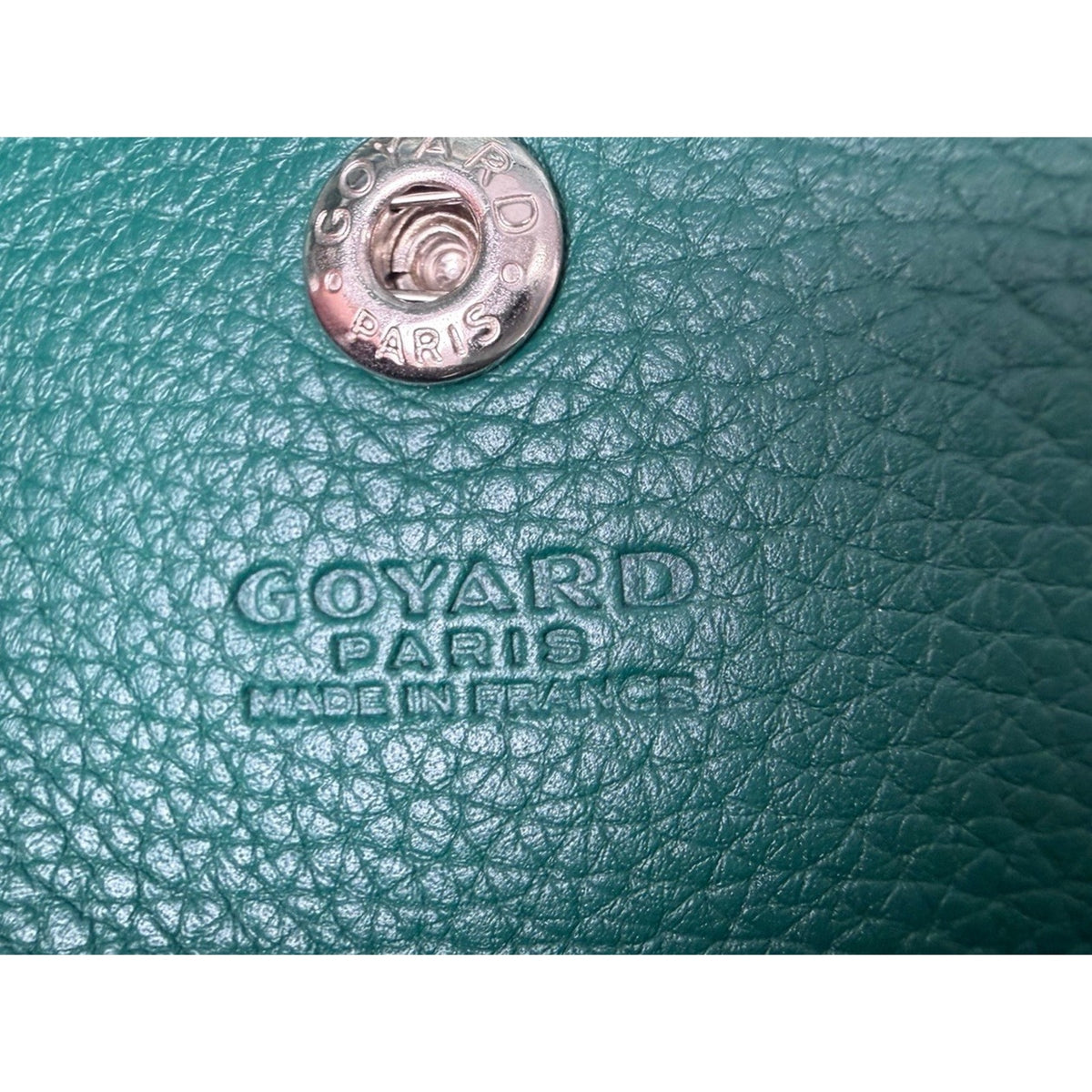 Goyard Sac Hardy PM Tote Bag in Green Goyardine Coated Canvas with Pouch E-8