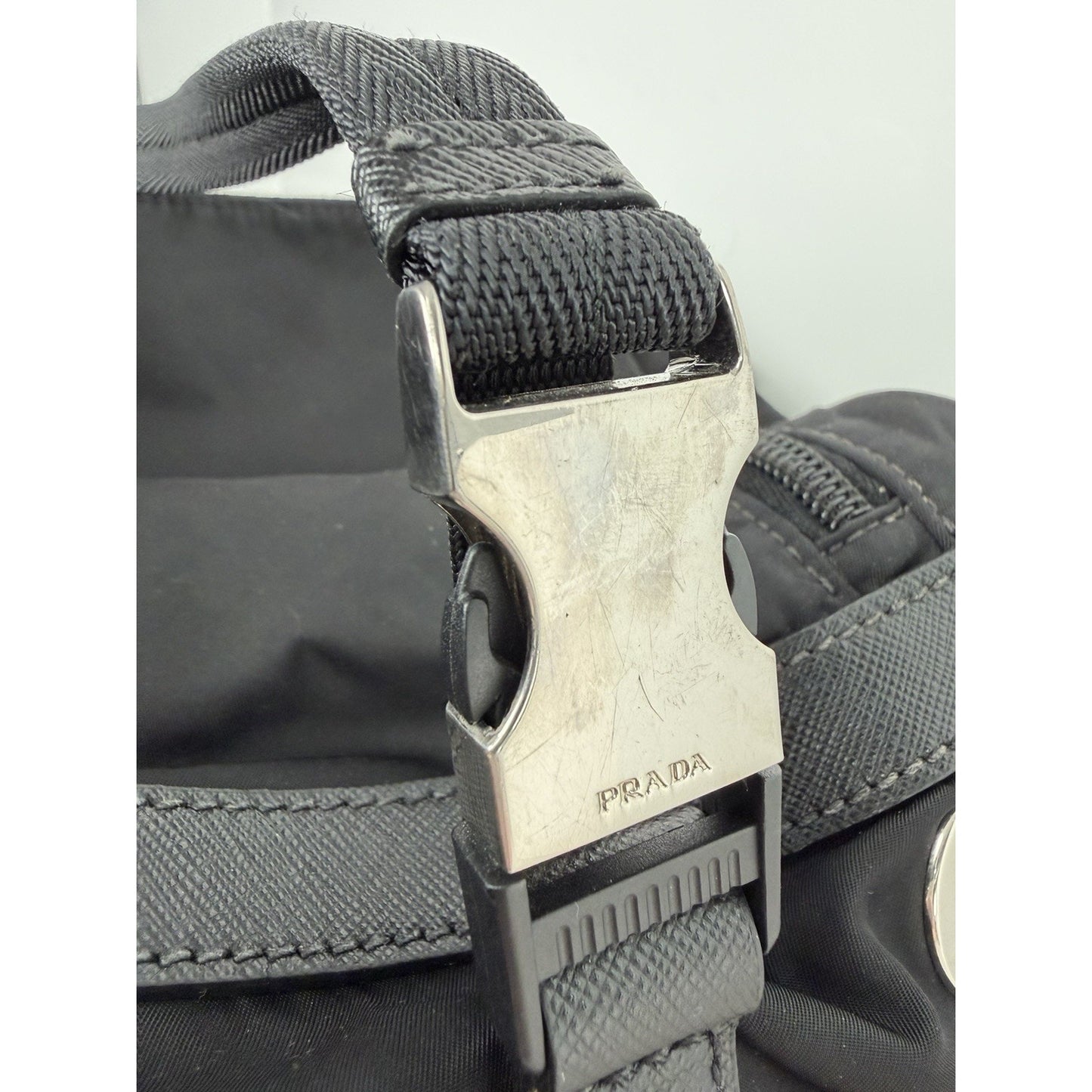 Prada Re-Nylon and Saffiano Leather Pet Carrier S05