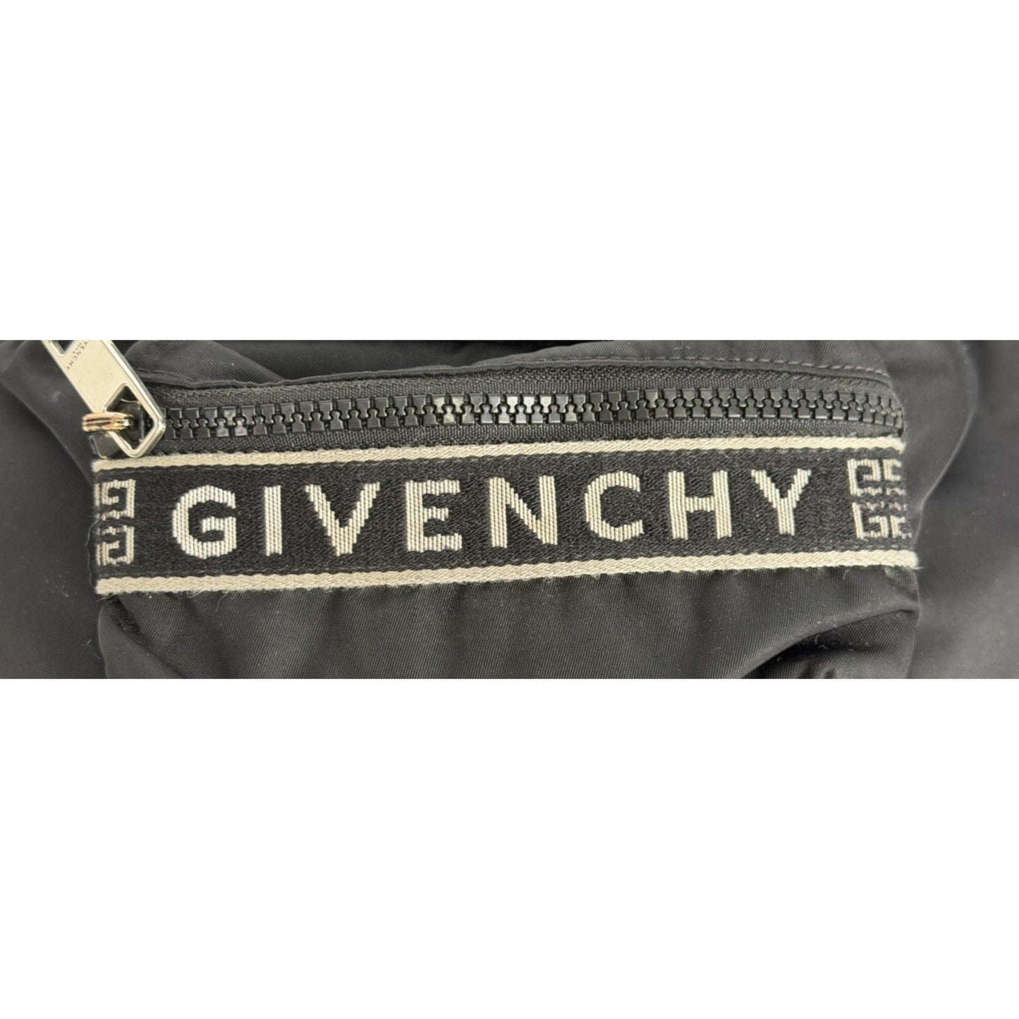Givenchy Logo Jacquard Nylon Belt Bag in Black S06