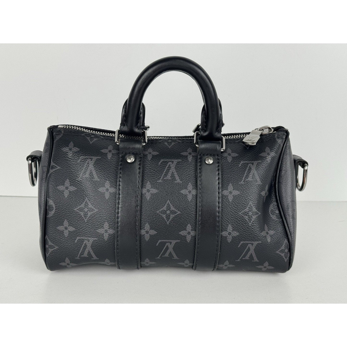 Louis Vuitton Keepall Bandouliere 25 Monogram Eclipse Canvas Bag B-2