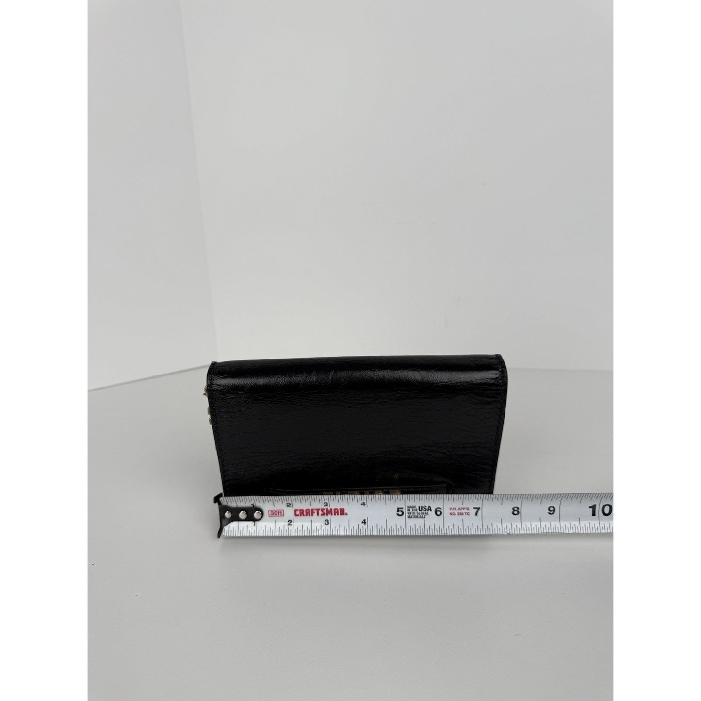Christian Dior Black Calfskin Leather J'ADIOR Wallet on Chain Clutch Bag