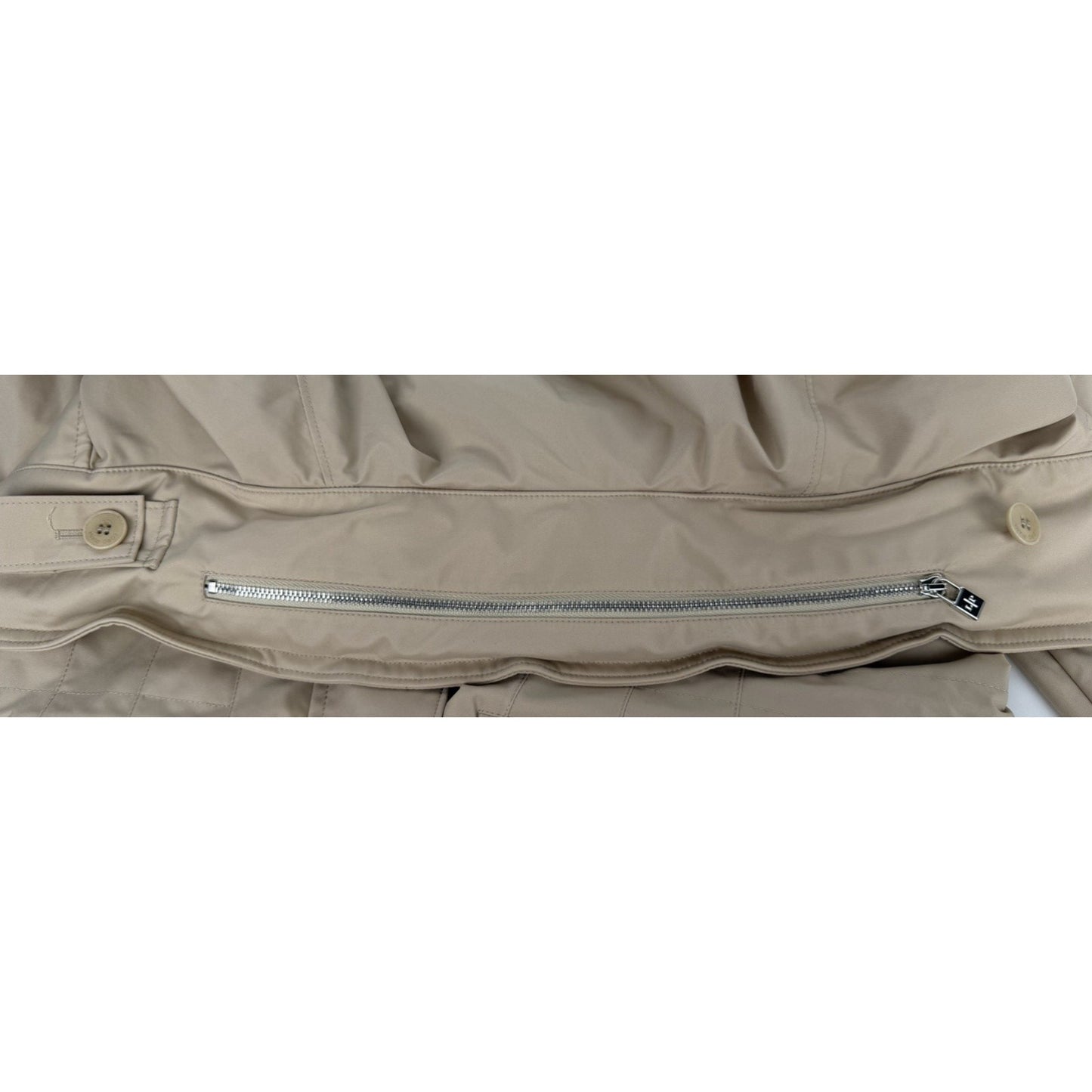 Loro Piana Windmate Traveller Field Jacket in Beige Technical Nylon