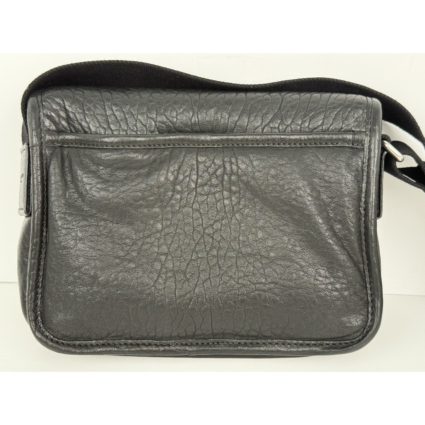 Saint Laurent Niki Messenger Bag Black with Silver Hardware B-2