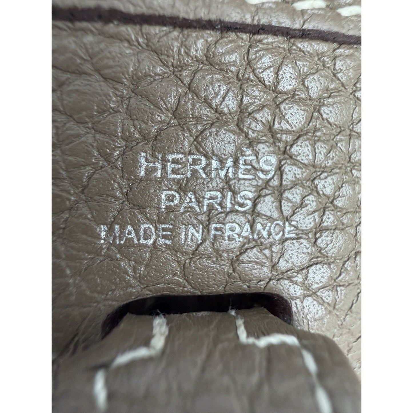 Hermes Evelyne TPM 16 in Etoupe Clemence Leather 2021 D9
