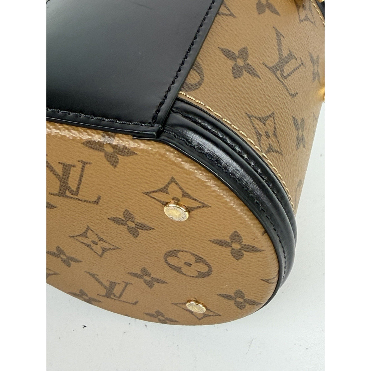 Louis Vuitton Cannes Bucket Bag in Brown Reverse Monogram Coated Canvas 2019 D4