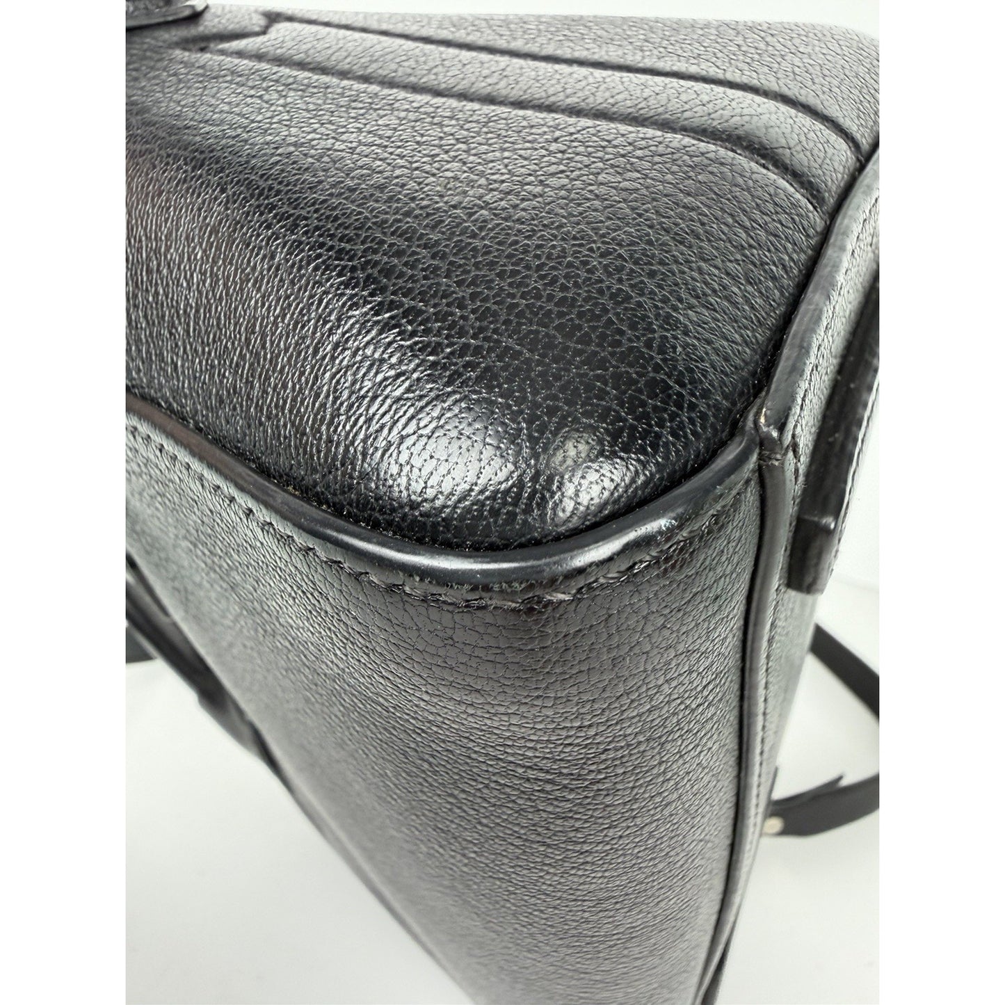 Givenchy Mini Antigona Bag in Black Grained Goatskin Leather S04