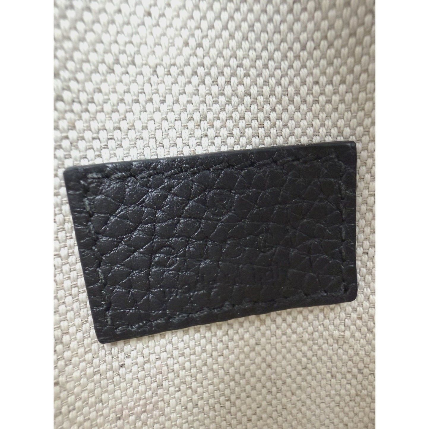 Gucci Embossed Jumbo GG Belt Bag Small in Black Piuma Calfskin Leather S